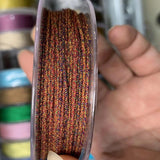 1mm Braided Macrame Silk Cord Rope Thread Wire 10M/lot