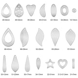19Pcs Earring Cutting Dies for DIY Earring Making Teardrop Leaf Die-Cut Leather