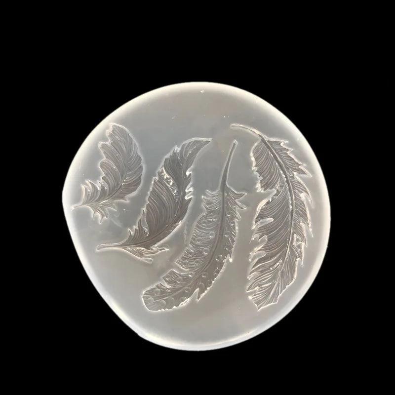 Feather Pendant Resin Silicone Mould Epoxy Resin Molds