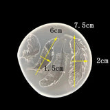 Feather Pendant Resin Silicone Mould Epoxy Resin Molds