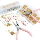 Jewelry Making Tool Kit Bead Pliers Needle Round Nose Cutting Wire Set