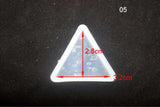 6pcs Epoxy Waterlines Pendant Mold DIY Silicone Resin Jewelry Mould