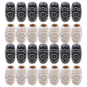 60pcs Brass Tube Beads Spacer for DIY Bracelet Necklace Earring Making