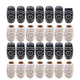 60pcs Brass Tube Beads Spacer for DIY Bracelet Necklace Earring Making