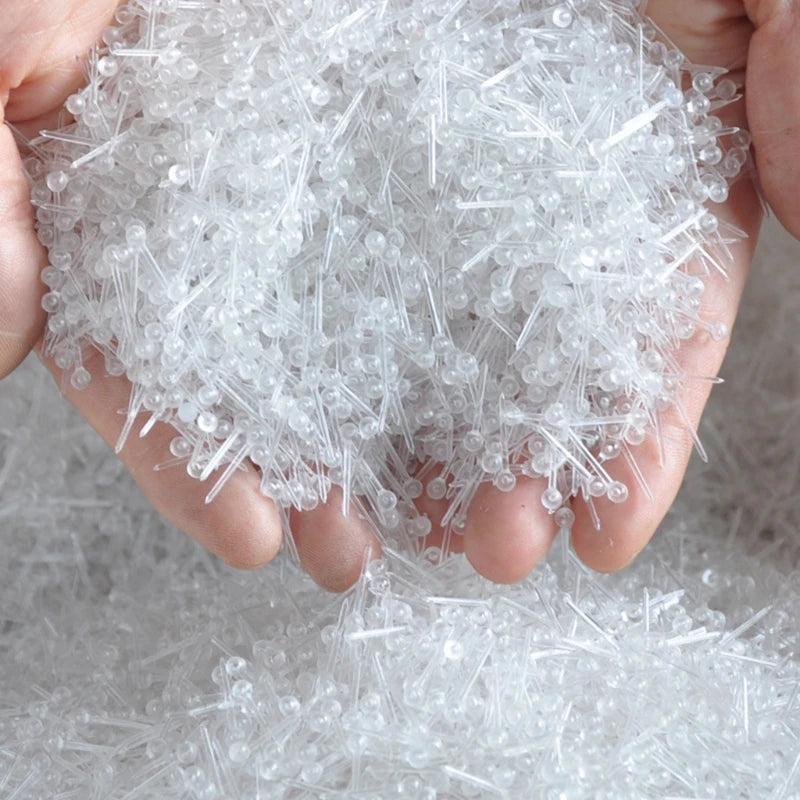 1000 Pcs Plastic Earrings Sticks Studs Pins Ear Piercing Retainer