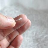 1000 Pcs Plastic Earrings Sticks Studs Pins Ear Piercing Retainer