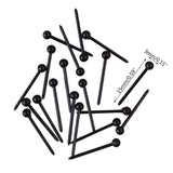 1000 Pcs Plastic Earrings Sticks Studs Pins Ear Piercing Retainer