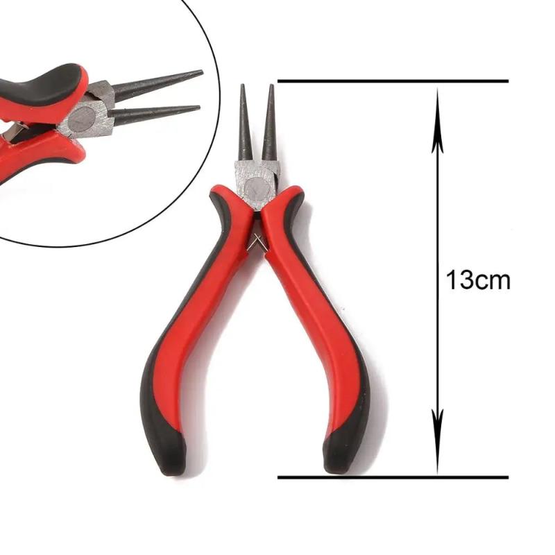 Stainless Steel Round Nose Pliers Jewelry Making Hand Tools Kit