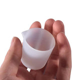 10pcs Crystal Silicone Measuring Cup 30ml With 2 Scale Resin Mold Tools