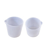 10pcs Crystal Silicone Measuring Cup 30ml With 2 Scale Resin Mold Tools