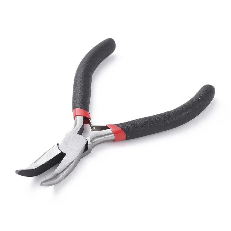 Bent Nose Plier Carbon-Hardened Steel 12.5cm Craft Jewelry Making Tools