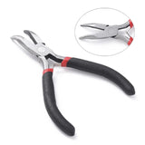 Bent Nose Plier Carbon-Hardened Steel 12.5cm Craft Jewelry Making Tools