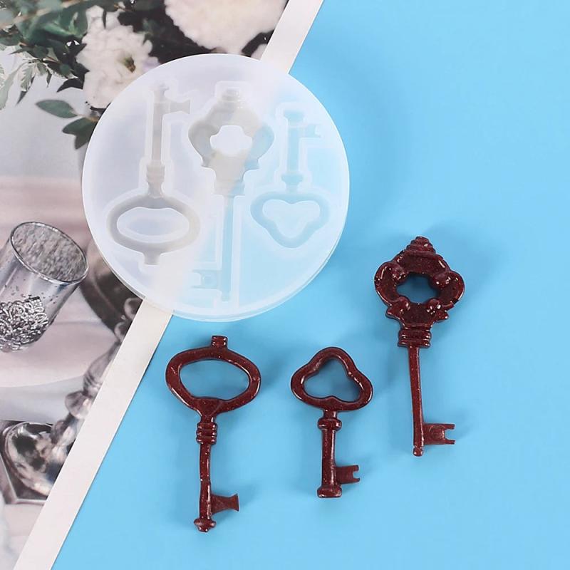 3 Shapes Silicone Casting Epoxy Molds For DIY Resin Pendants