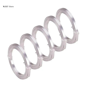 2m Flat Aluminum Wire for Jewelry Making DIY Necklace Bracelet Earrings