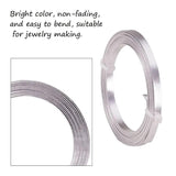 2m Flat Aluminum Wire for Jewelry Making DIY Necklace Bracelet Earrings
