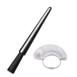Finger Ring Stick Sizer Measur Ring Ruler US HK Size DIY Jewelry