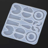 2PCS Silicone Earring Mold, Earring Resin Mold, Jewelry Making Tools