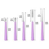 10-Piece Diamond Tipped Bead Reamer Tool for Beads