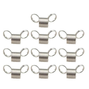 10 Metal Bead Stopper Tension Spring Wire Ends Jewelry Making Tools