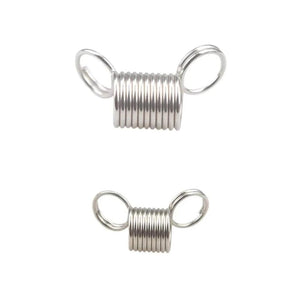 10 Metal Bead Stopper Tension Spring Wire Ends Jewelry Making Tools