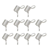 10 Metal Bead Stopper Tension Spring Wire Ends Jewelry Making Tools