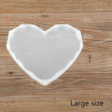 Heart Agate Coaster Resin Mold DIY Epoxy Crafts Silicone Mould Jewelry Making