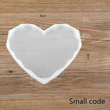 Heart Agate Coaster Resin Mold DIY Epoxy Crafts Silicone Mould Jewelry Making