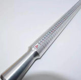 Silver Metal Ring Measuring Stick 4 Scale US JAPAN HK Tool