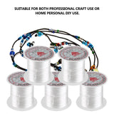 5 Rolls Elastic Stretchy String Wire DIY Beading Cords Jewelry Making Kit