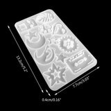 Silicone Mold Epoxy Resin Jewelry Making Heart Leaves Moon Charms Pendant Mould