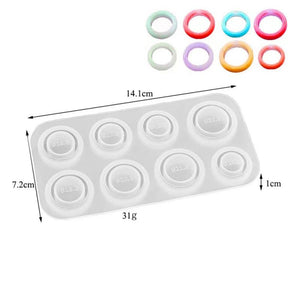 Flower Ring Resin Epoxy Molds DIY Jewelry Making Supplies