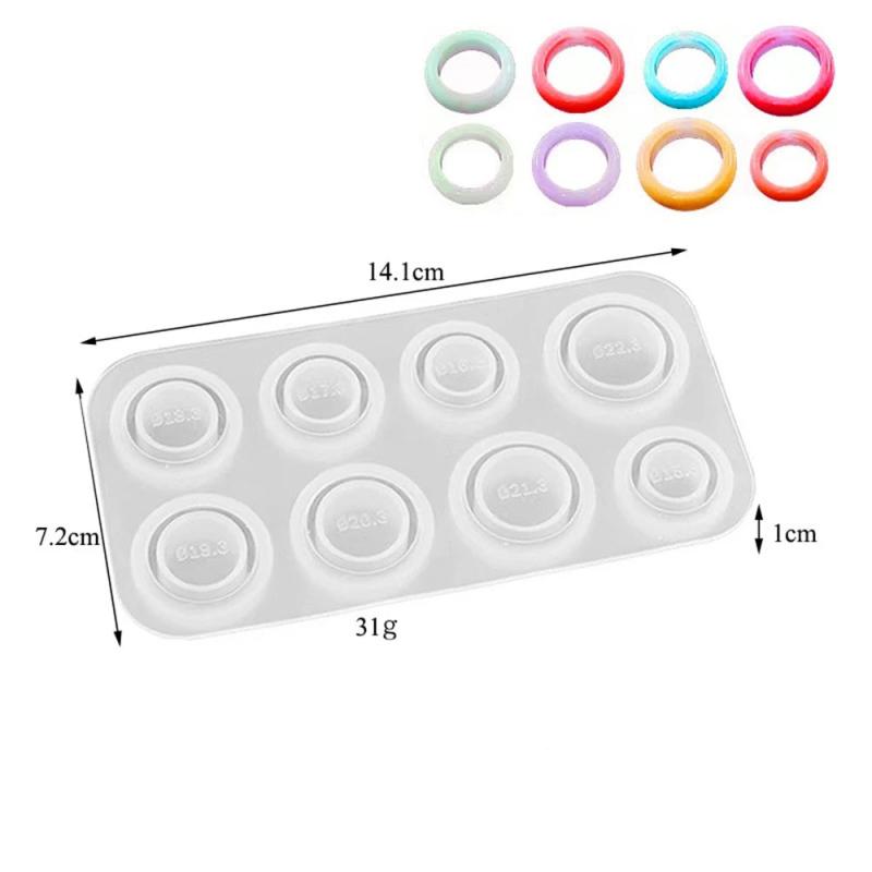 Flower Ring Resin Epoxy Molds DIY Jewelry Making Supplies