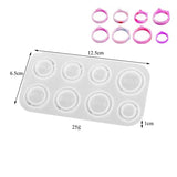 Flower Ring Resin Epoxy Molds DIY Jewelry Making Supplies