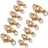 40Pcs Lobster Claw Clasp with Jump Rings for Jewelry Making