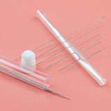 10Pcs Curved Beading Needles DIY Kit Stainless Steel Tools Jewelry Making