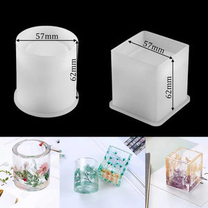 Crystal Silicone Pen Holder Molds Epoxy Resin DIY Jewelry Making