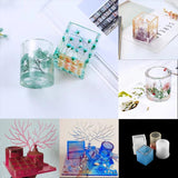 Crystal Silicone Pen Holder Molds Epoxy Resin DIY Jewelry Making