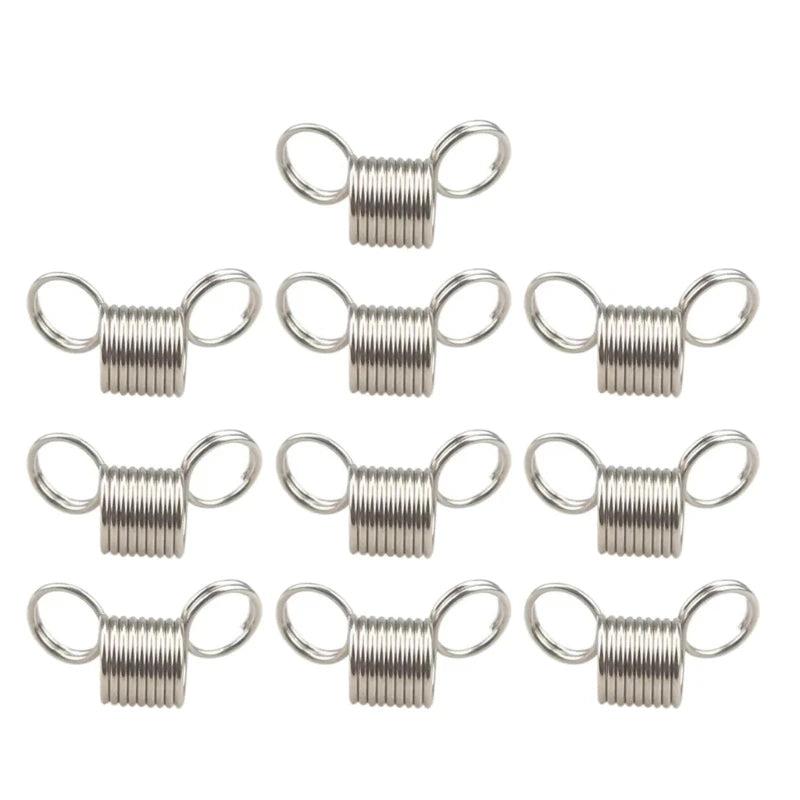 10 Pcs Bead Stoppers Spring Ends Jewelry Making Tools