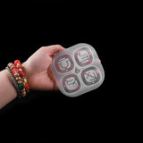 12 Constellation Crystal Epoxy Resin Mold DIY Jewelry Making Findings
