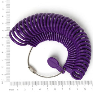 Ring Sizer Sizing Measure Gauge Set Jewelry Tool for DIY Rings