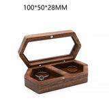 Ring Box Jewelry Storage Engagement Wedding Ceremony Ring Customize Proposal