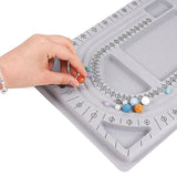 Flocked Beading Tray DIY Bracelet Necklace Jewelry Making Findings Organizer