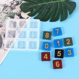 Alphabet & Square Base Silicone Casting Resin Molds DIY Epoxy Chess