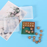 Alphabet & Square Base Silicone Casting Resin Molds DIY Epoxy Chess