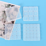 Alphabet & Square Base Silicone Casting Resin Molds DIY Epoxy Chess