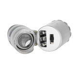60X Mini Zoom LED UV Jewellers Loupe Microscope Magnifier Jewelry with LED Light