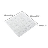 A to Mold Alphabets Shaker Silicone Molds DIY Jewelry Making