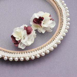 Flower Pendant Earring Accessories Hand Made DIY 10pcs