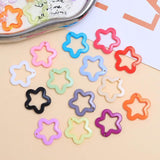 20-30Pcs Colorful Star Acrylic Pendant Charms for DIY Jewelry Making