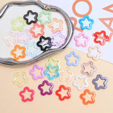 20-30Pcs Colorful Star Acrylic Pendant Charms for DIY Jewelry Making